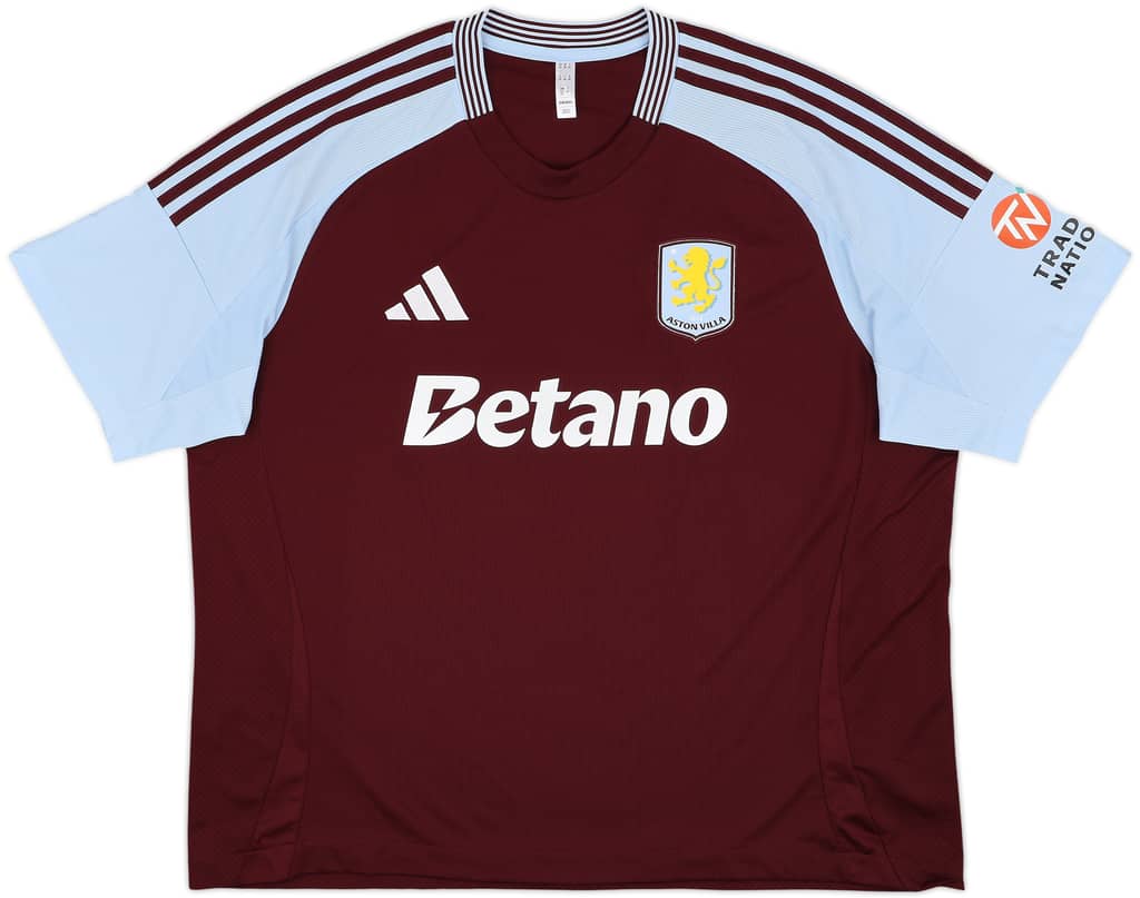 2024-25 Aston Villa Home Shirt - 9/10 - (XXL)