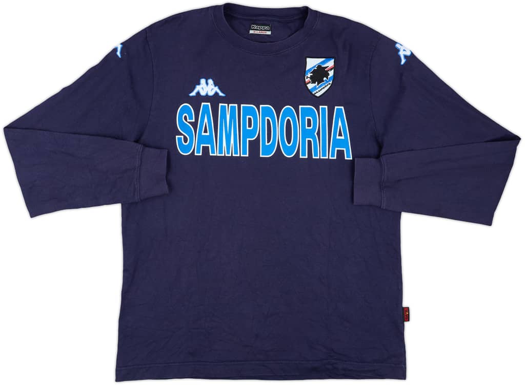2006-07 Sampdoria Kappa Training L/S Shirt - 9/10 - (XL)
