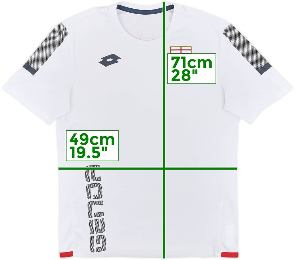 2018-19 Genoa Lotto Training Shirt - 8/10 - (M)