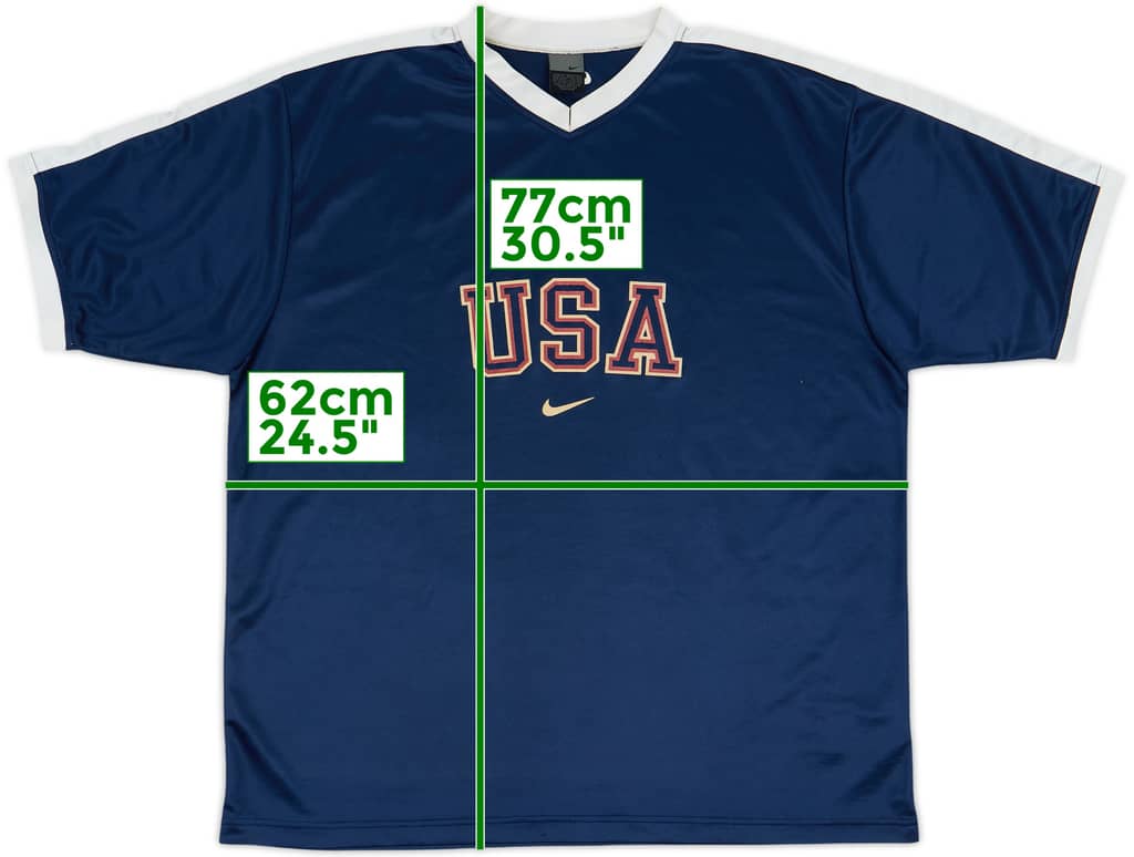 2002-04 USA Nike Training Shirt - 6/10 - (XL)