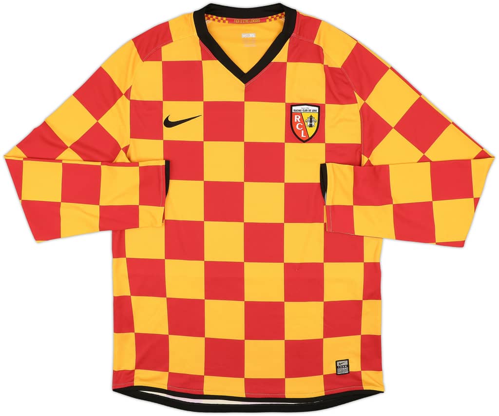 2008-09 Lens Player Issue Home L/S Shirt - 9/10 - (XL)