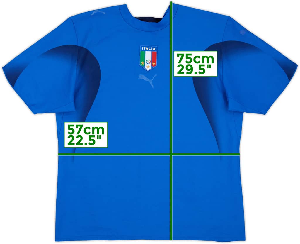 2006 Italy Home Shirt - 4/10 - (L)
