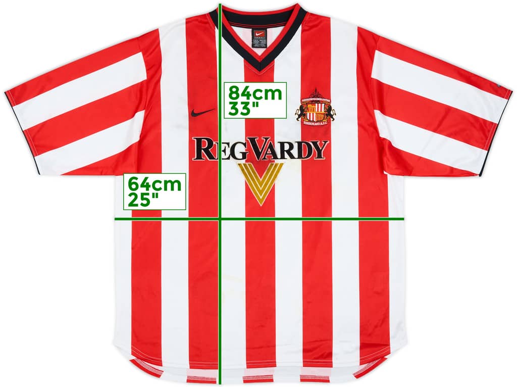 2000-02 Sunderland Home Shirt - 4/10 - (XL)