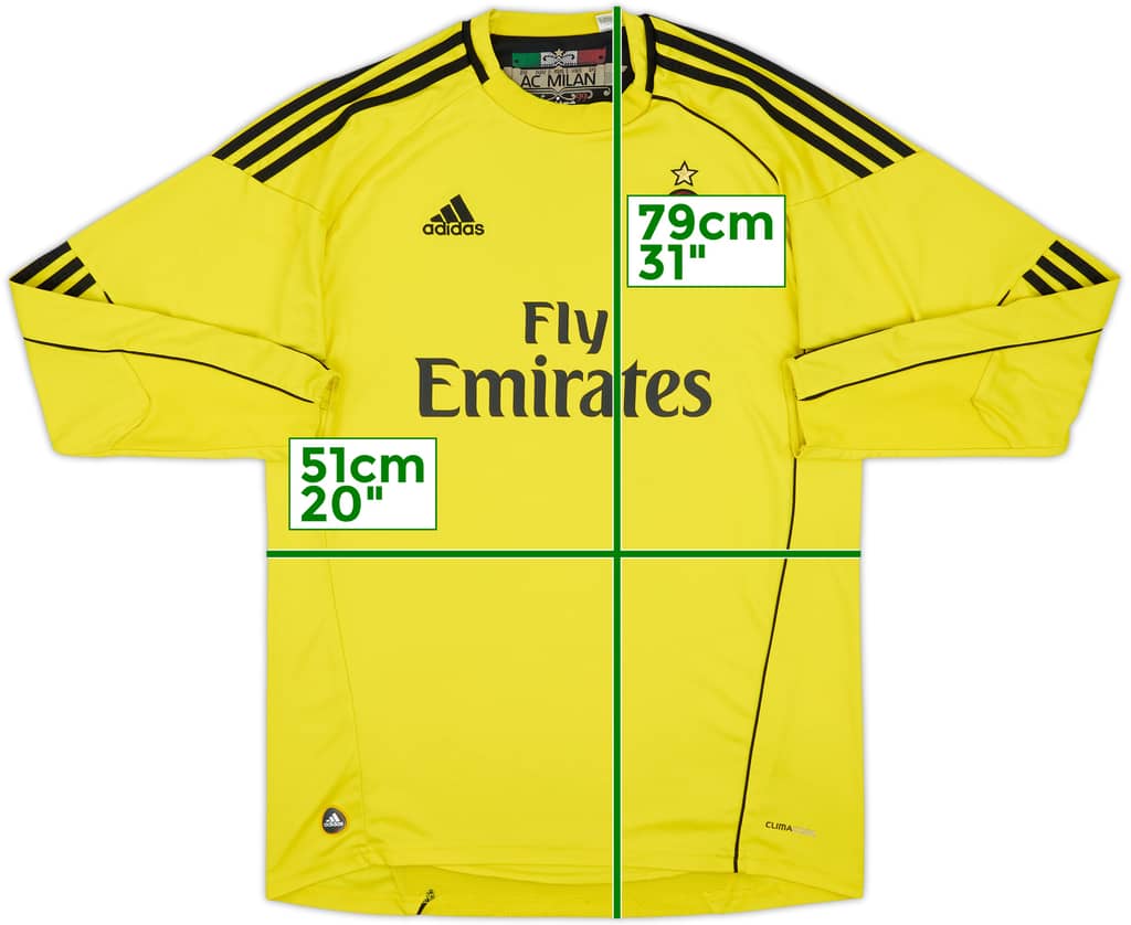2010-11 AC Milan GK Shirt - 8/10 - (L)