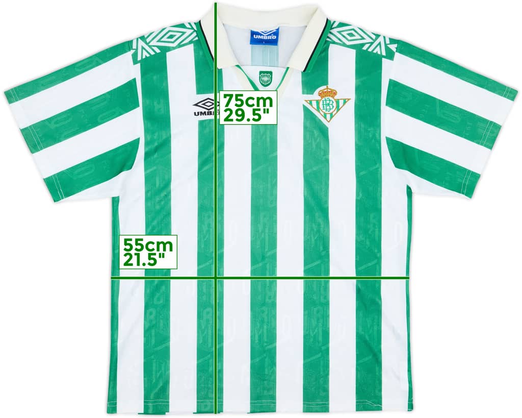 1994-95 Real Betis Home Shirt - 8/10 - (L)