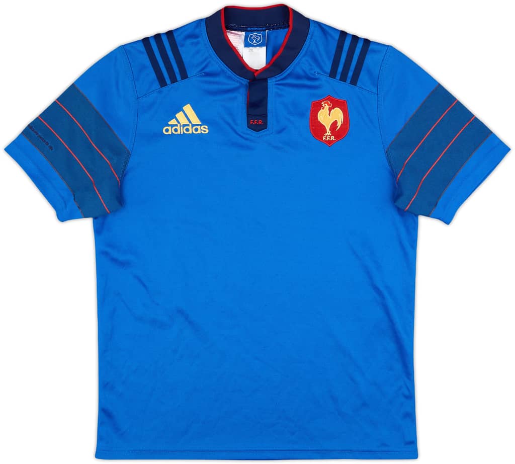 2015 France Rugby Home Shirt - 9/10 - (XL.Boys)