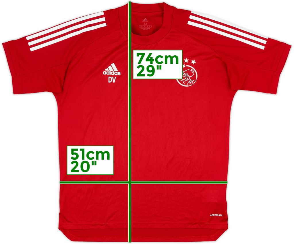2019-20 Ajax Staff Issue adidas Training Shirt DV - 9/10 - (M)