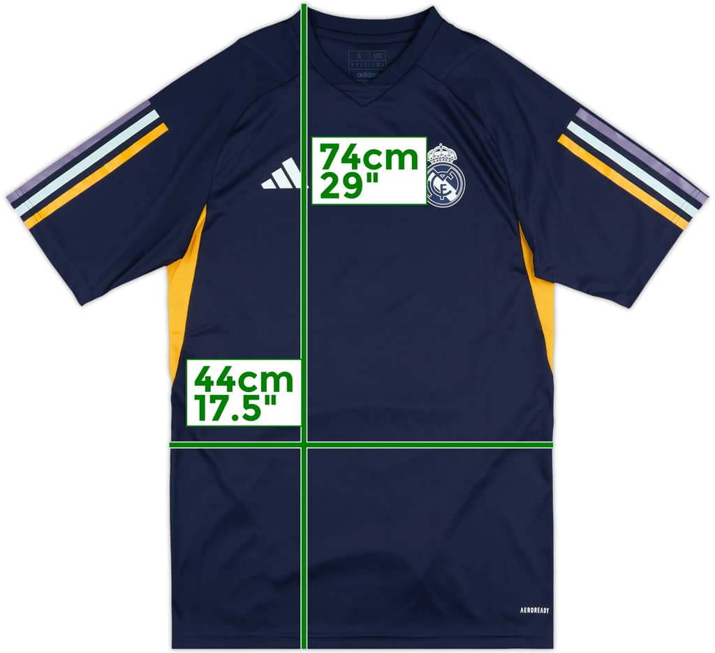 2023-24 Real Madrid adidas Training Shirt - 10/10 - (S)