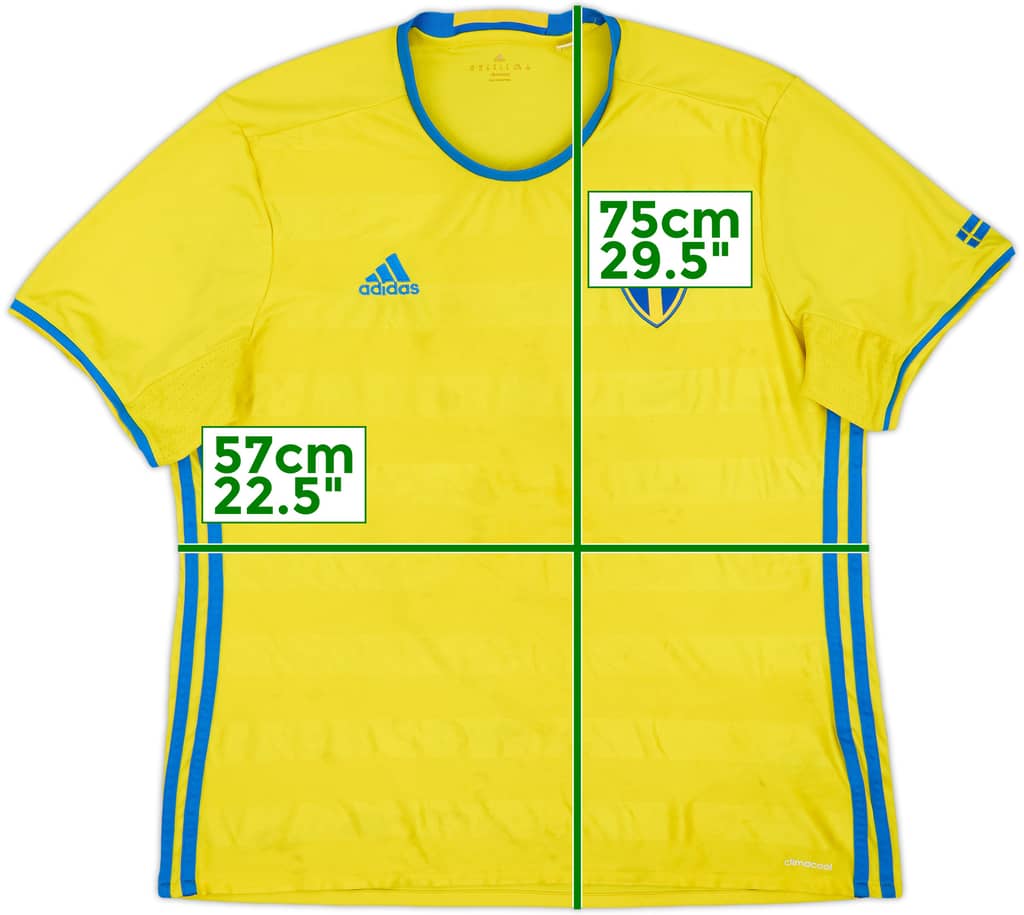 2016-17 Sweden Home Shirt - 6/10 - (XL)