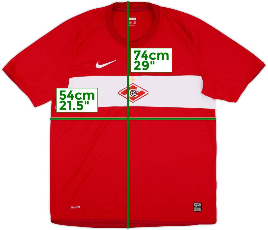 2009 Spartak Moscow Home Shirt - 8/10 - (L)