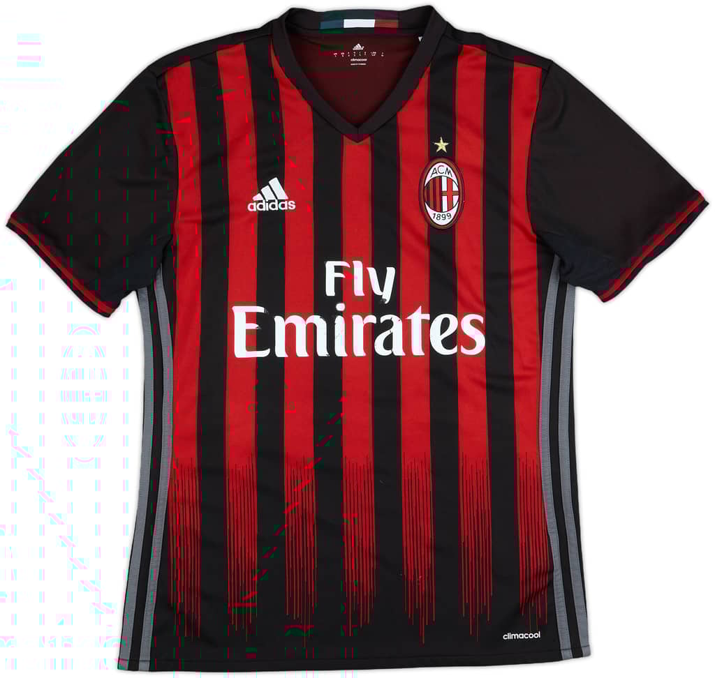 2016-17 AC Milan Home Shirt - 5/10 - (S)