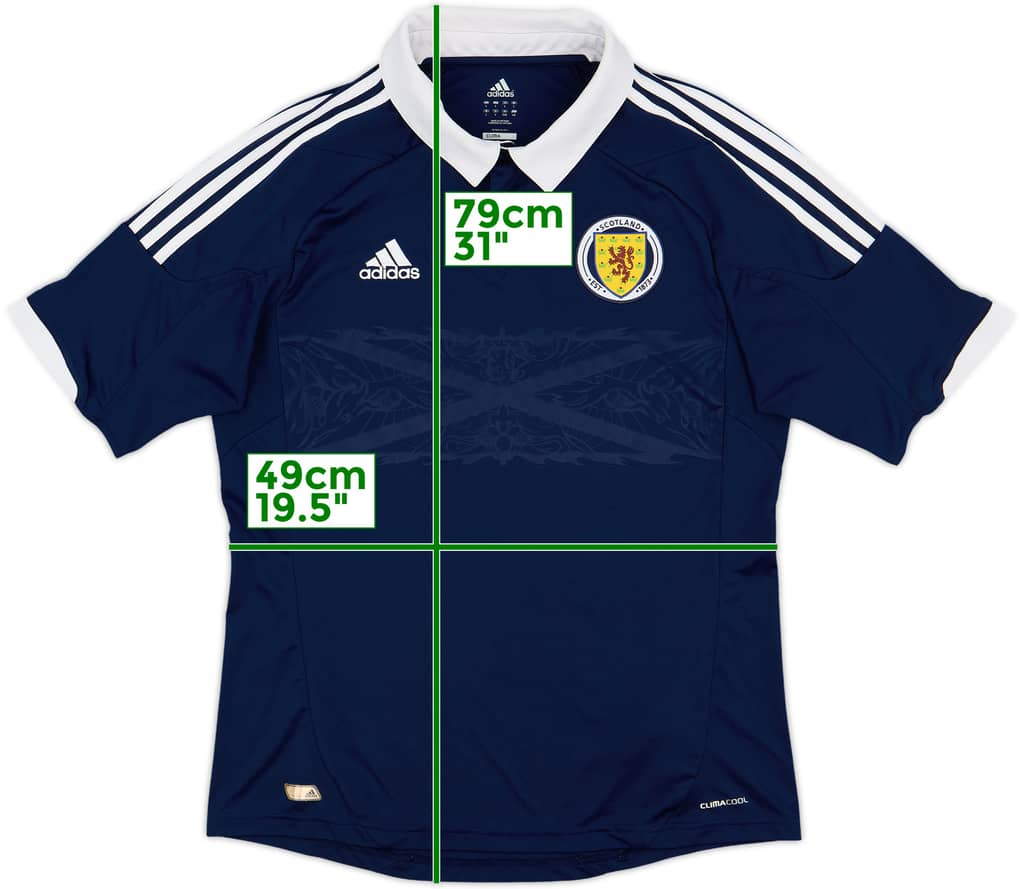 2011-13 Scotland Home Shirt - 8/10 - (L)
