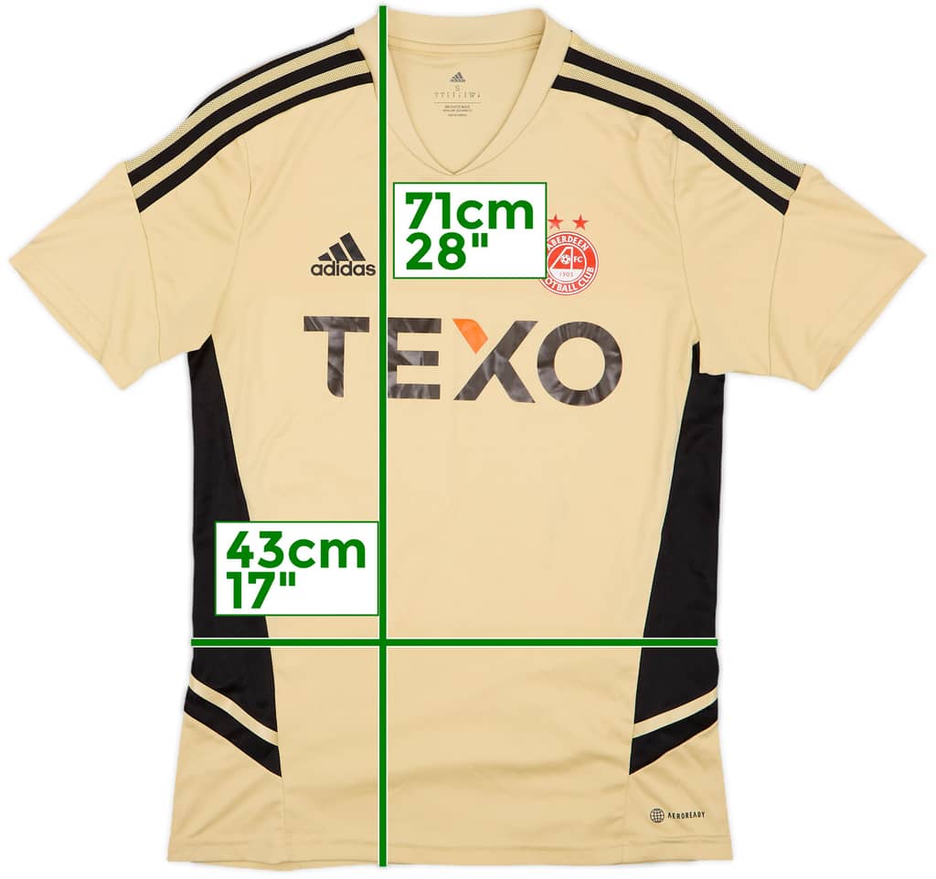 2022-23 Aberdeen adidas Training Shirt - 9/10 - (S)