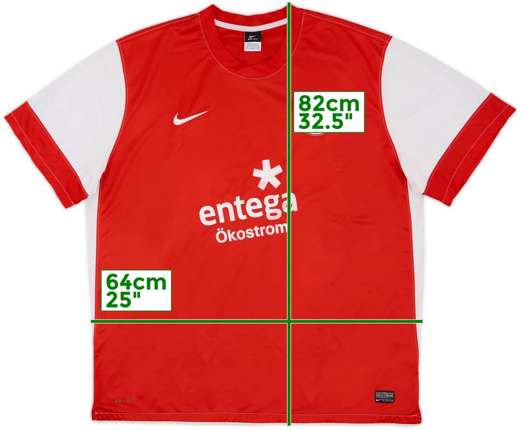 2011-12 FSV Mainz Home Shirt - 8/10 - (3XL)