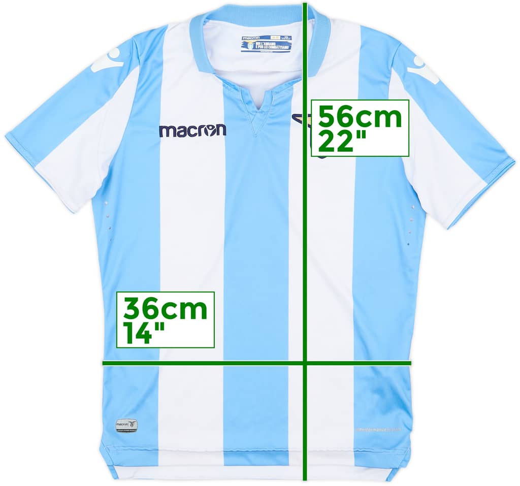 2017-18 Lazio Away Shirt - 7/10 - (7-8 Years)