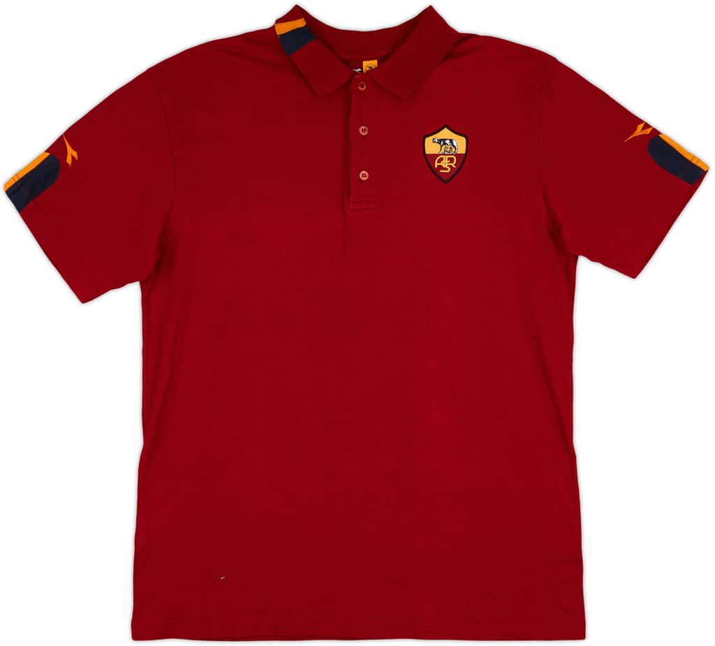 2003-04 Roma Diadora Polo Shirt - 8/10 - (XXL)