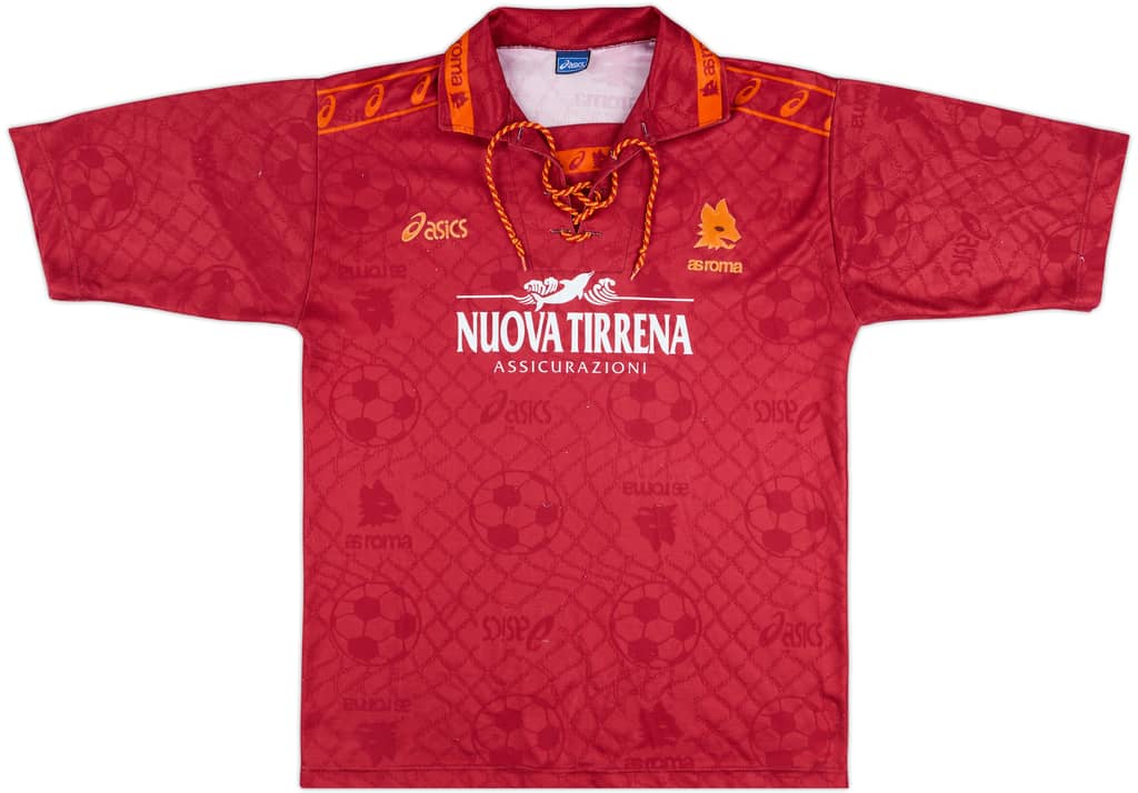 1994-95 Roma Home Shirt - 8/10 - (L)