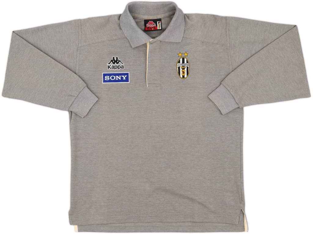1998-99 Juventus Kappa Polo L/S Shirt - 8/10 - (S)