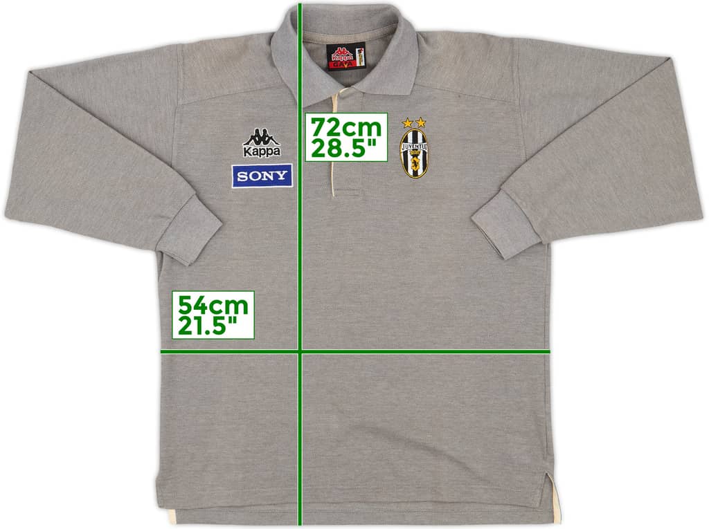 1998-99 Juventus Kappa Polo L/S Shirt - 8/10 - (S)