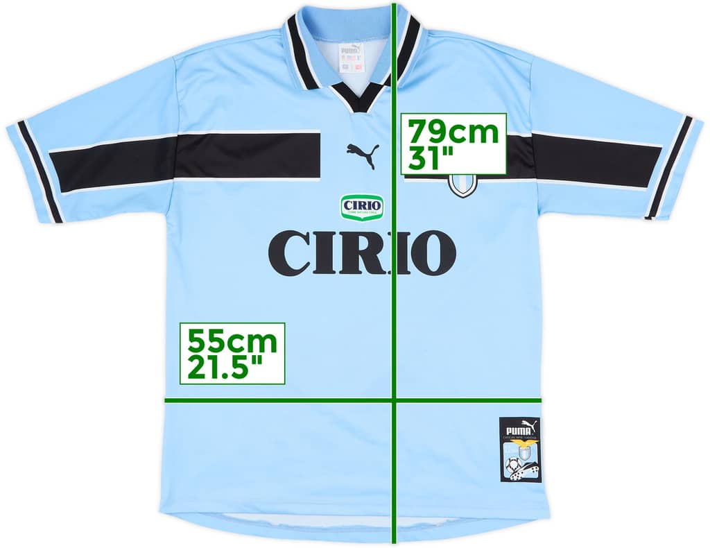 1998-00 Lazio Basic Home Shirt - 8/10 - (L)