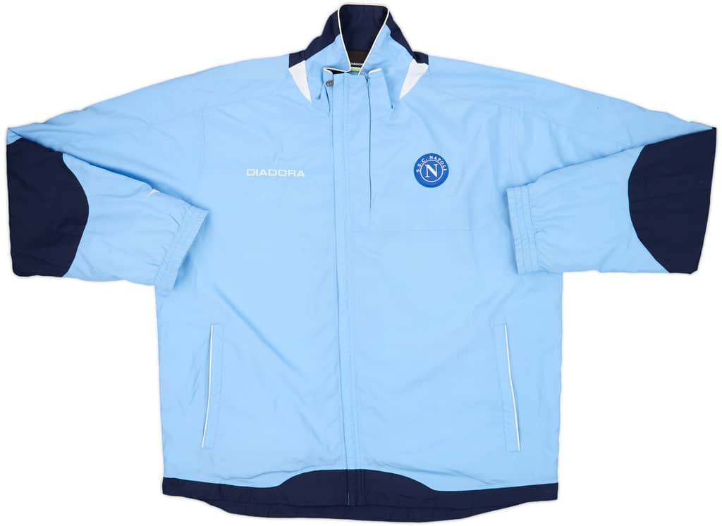 2007-08 Napoli Diadora Track Jacket - 8/10 - (XXL)