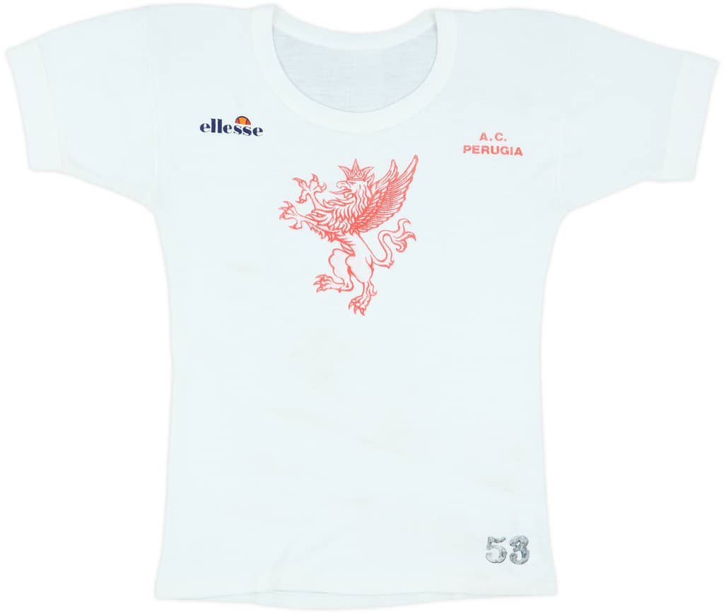 1993-94 Perugia Ellesse Player Issue Training Tee #53 - 9/10 - (M)