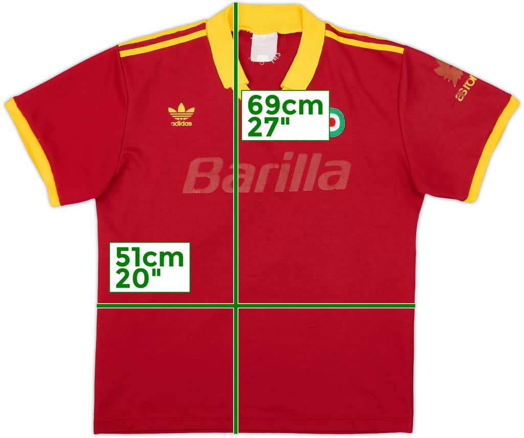 1991-92 Roma Home Shirt - 5/10 - (M)