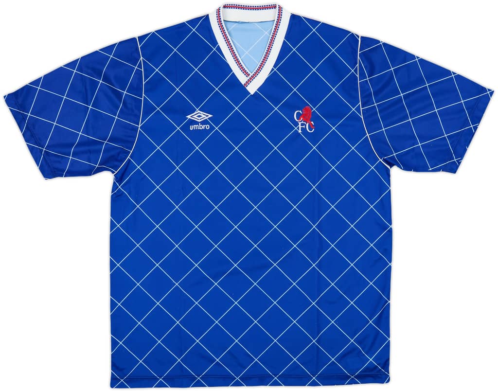 1987-89 Chelsea Home Shirt - 10/10 - (L)