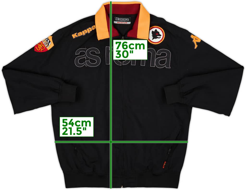2010-11 Roma Kappa Track Jacket - 8/10 - (M)