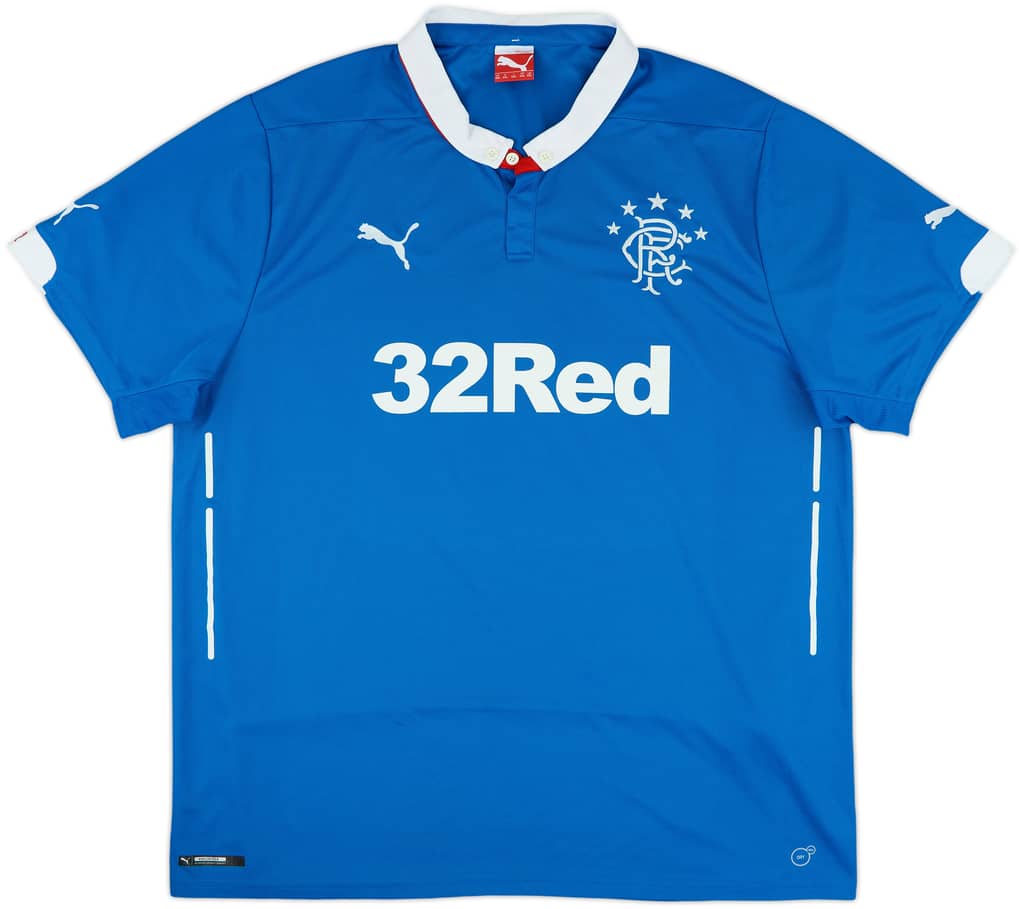 2014-15 Rangers Home Shirt - 9/10 - (XXL)