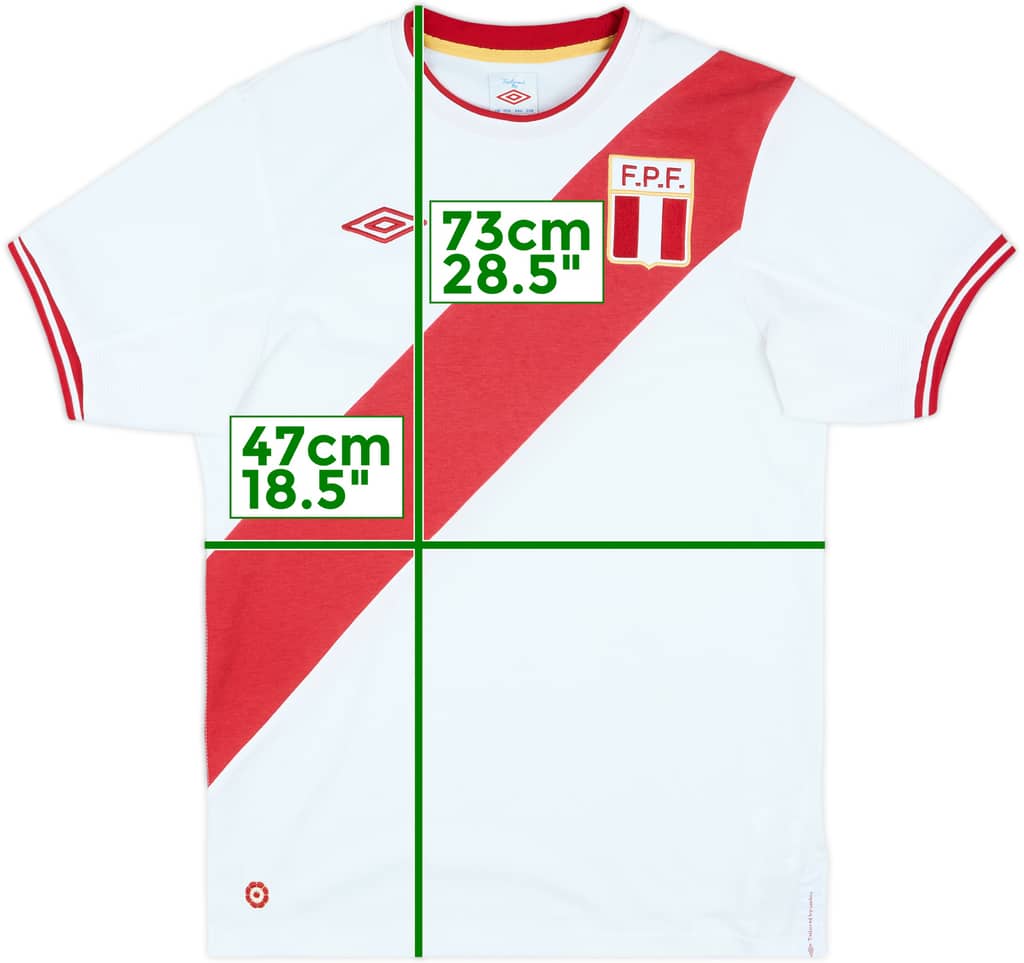 2011-12 Peru Home Shirt - 8/10 - (M)