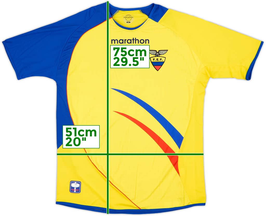 2006-07 Ecuador Home Shirt - 6/10 - (S)