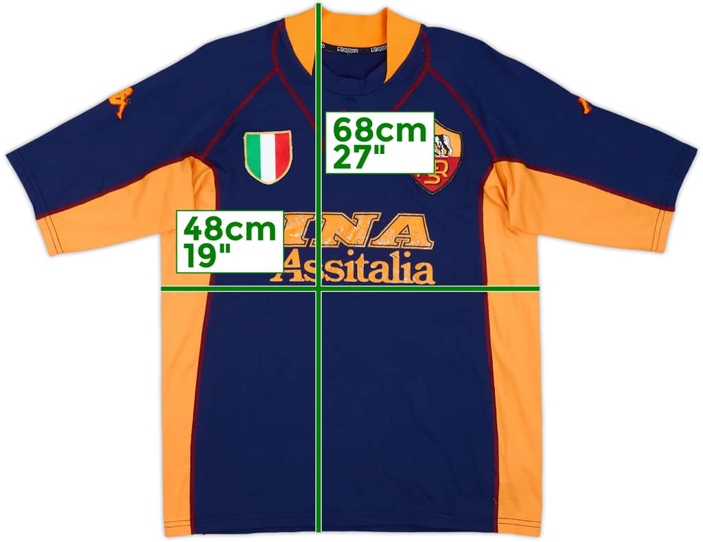 2001-02 Roma Third Shirt - 5/10 - (XL)