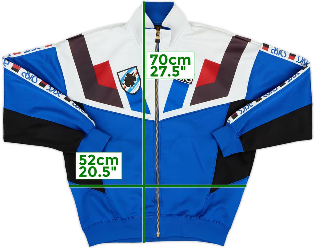 1993-94 Sampdoria Asics Track Jacket - 7/10 - (L)