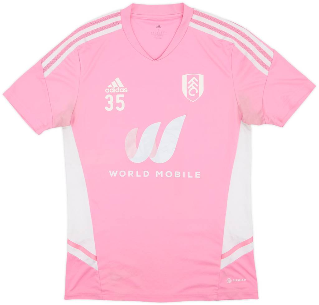 2022-23 Fulham adidas Player Issue Training Shirt #35 - 8/10 - (S)