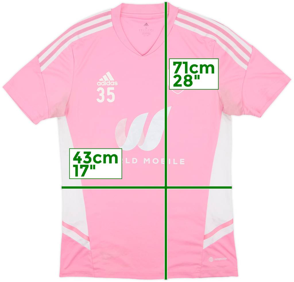 2022-23 Fulham adidas Player Issue Training Shirt #35 - 8/10 - (S)