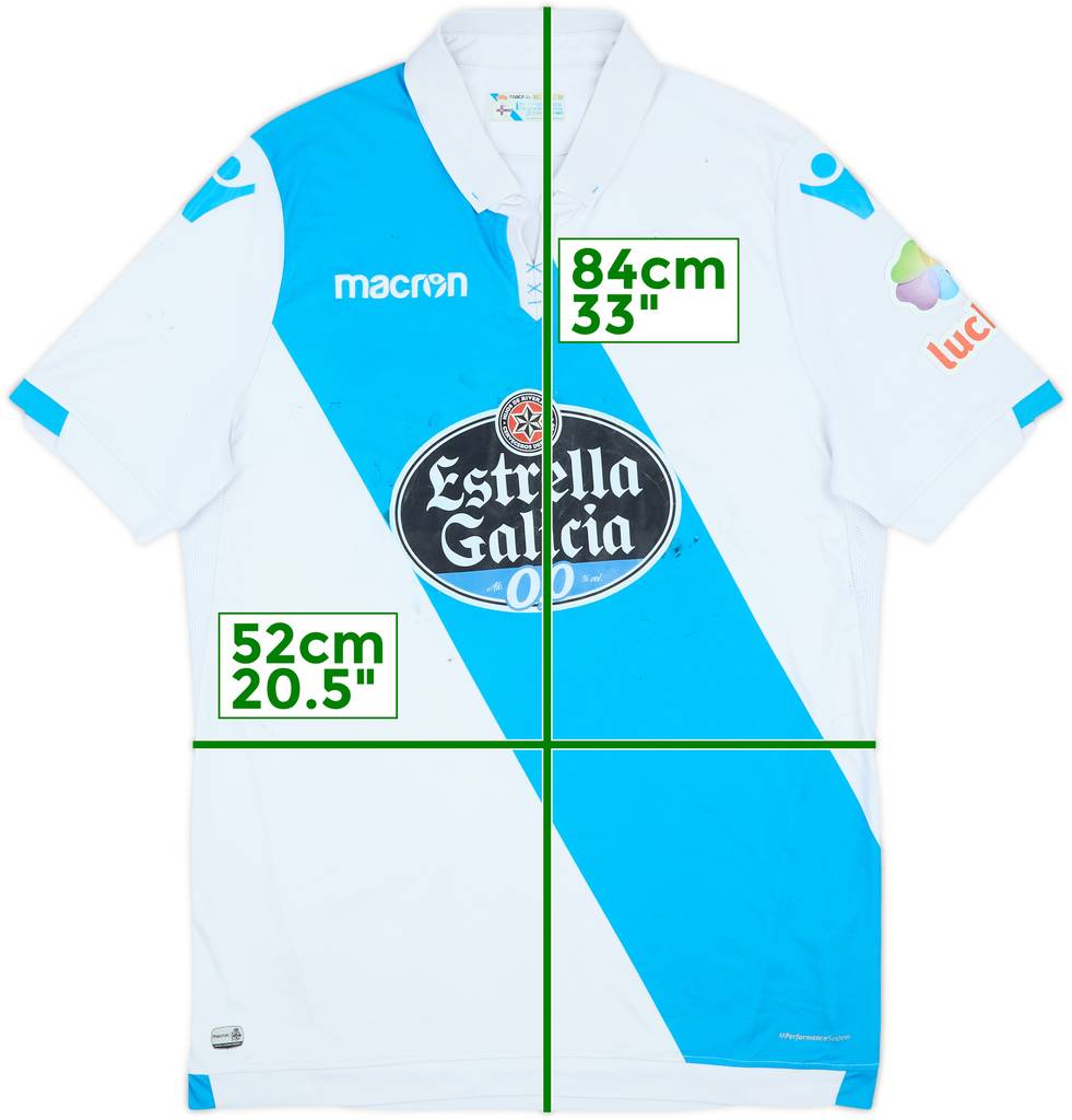 2014-15 Deportivo de La Coruna Away Shirt - 4/10 - (XXL)