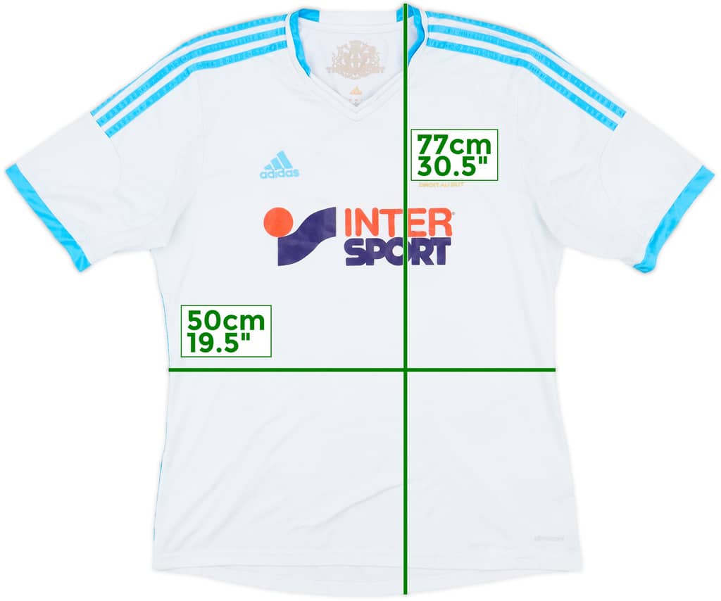 2013-14 Olympique Marseille Home Shirt - 5/10 - (L)
