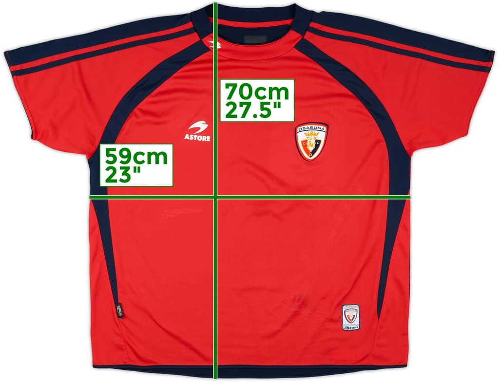 2006-07 Osasuna Astore Training Shirt - 8/10 - (XL)