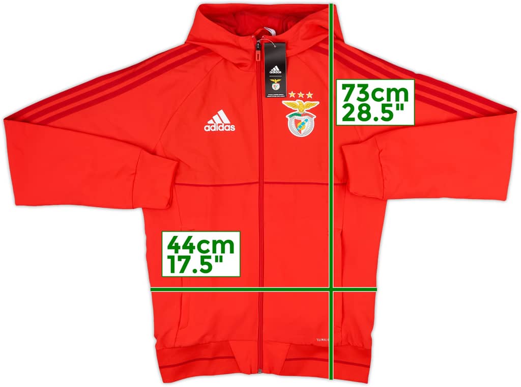 2017-18 Benfica adidas Hooded Track Jacket (XS)