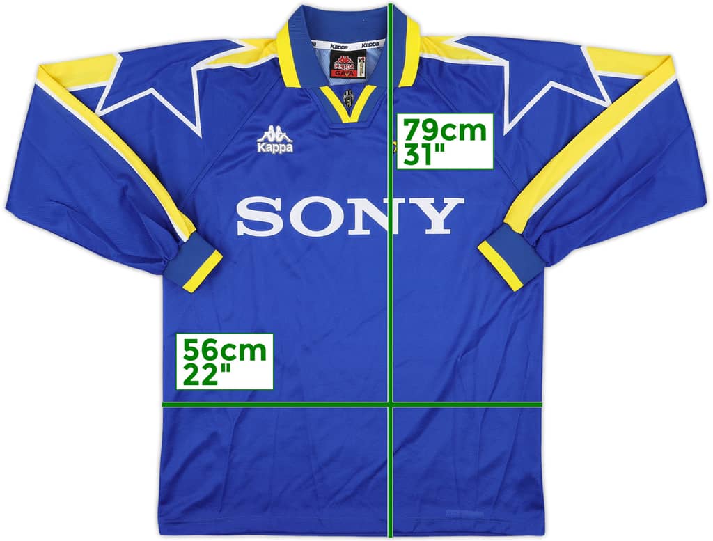 1996-97 Juventus Away L/S Shirt - 10/10 - (XL)