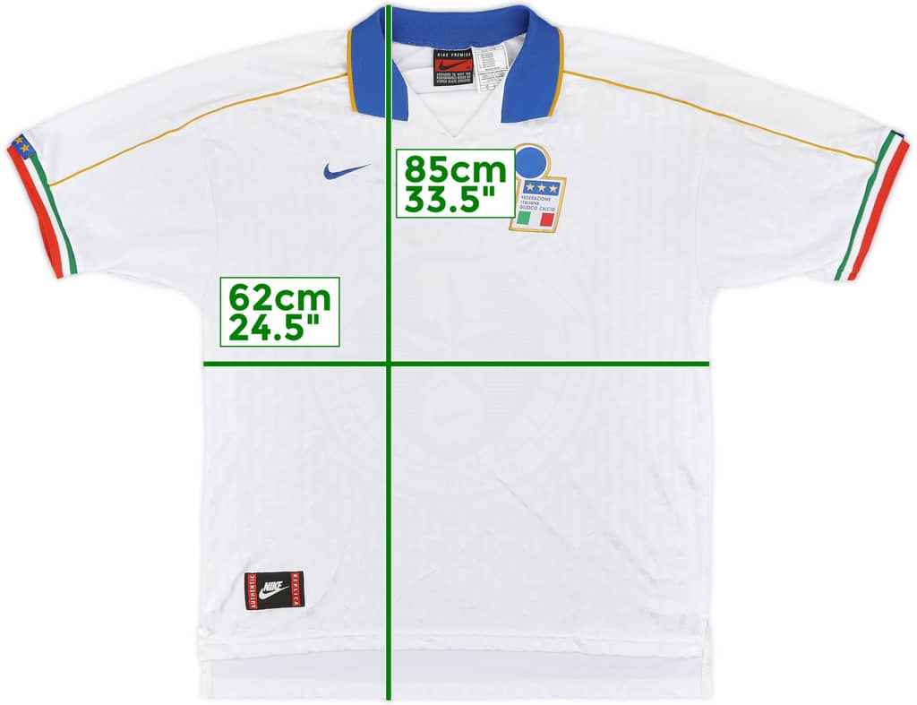 1994-96 Italy Away Shirt - 8/10 - (XL)