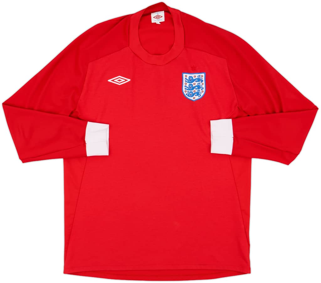 2010-11 England Away L/S Shirt - 8/10 - (L)