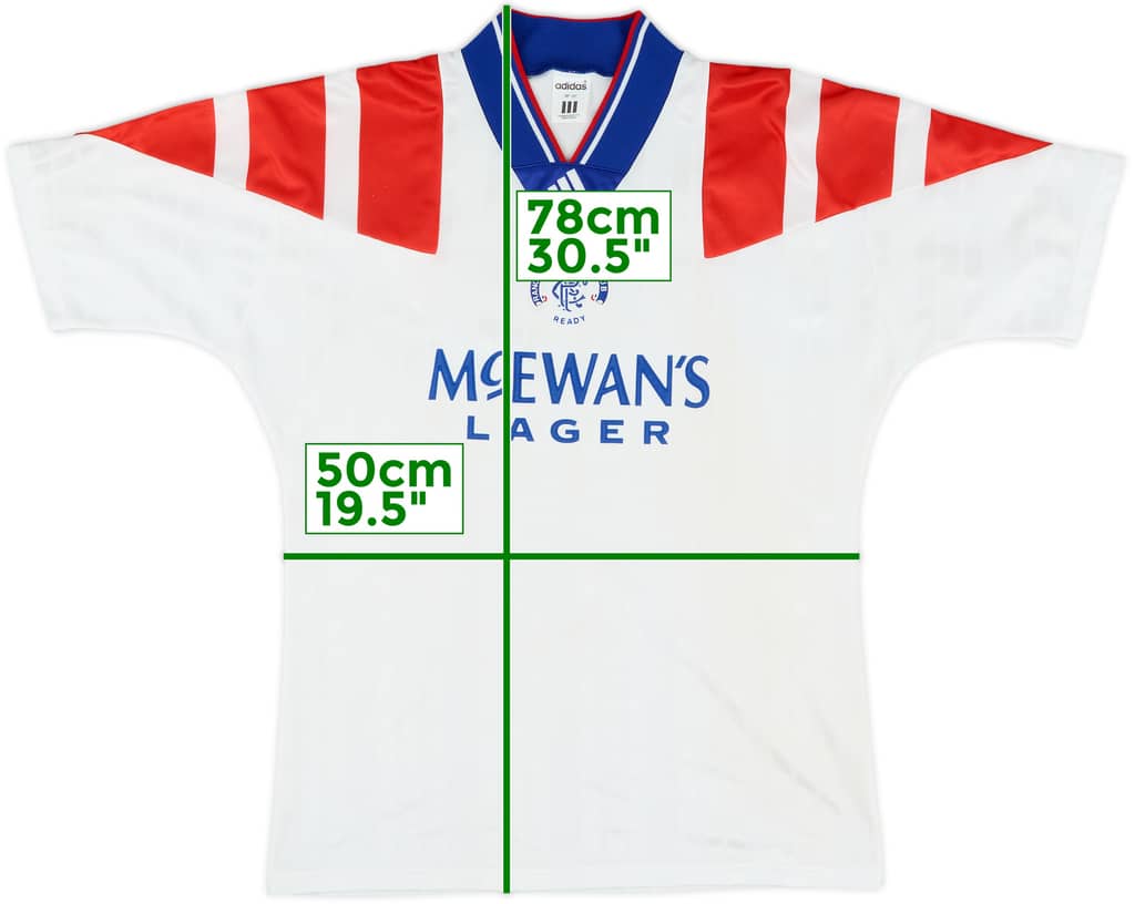 1992-93 Rangers Away Shirt - 7/10 - (M)