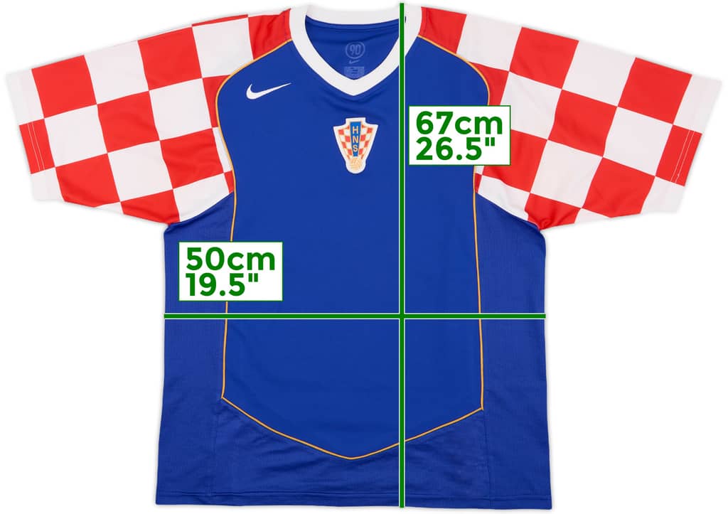 2004-06 Croatia Basic Away Shirt - 8/10 - (M)