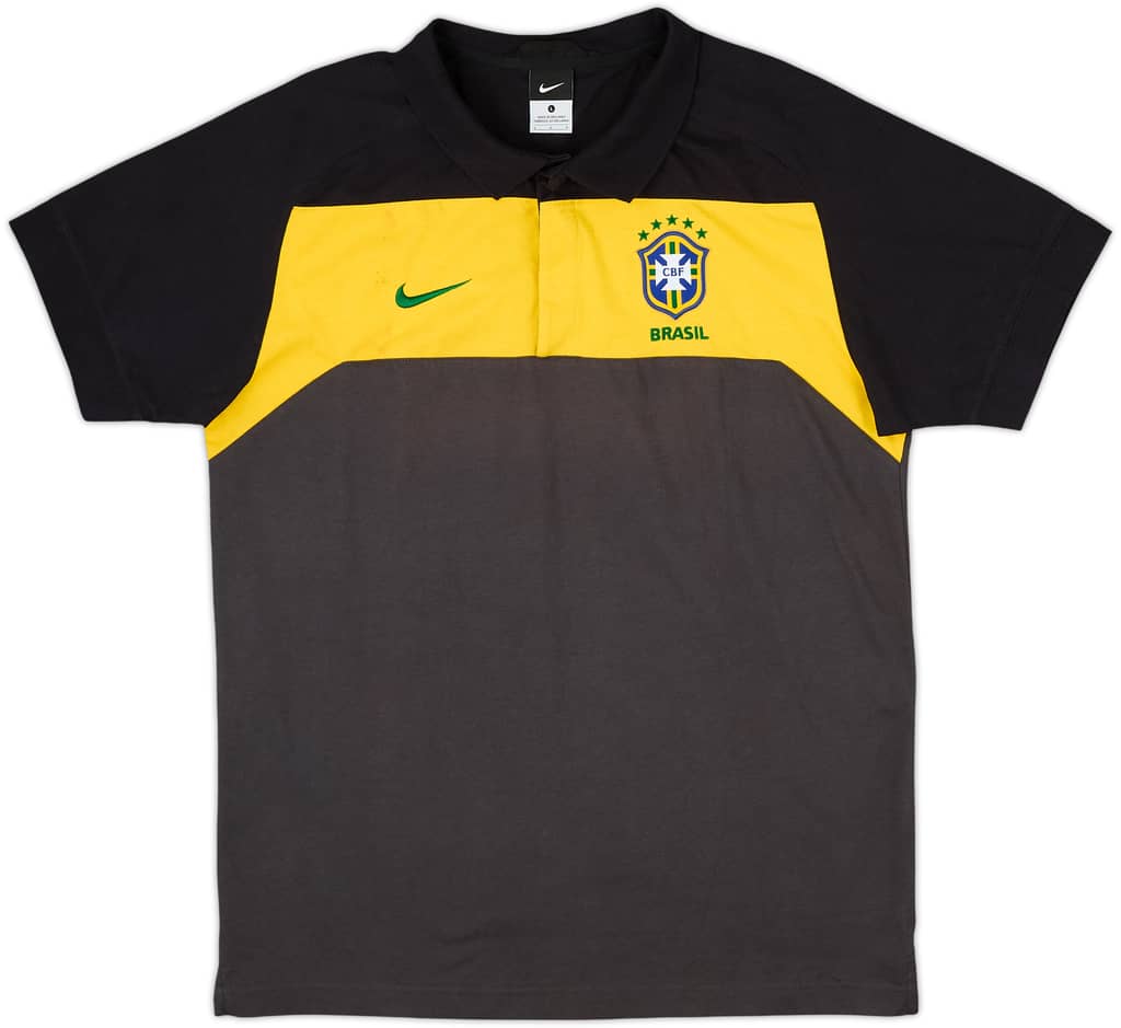 2010-12 Brazil Nike Polo Shirt - 7/10 - (L)