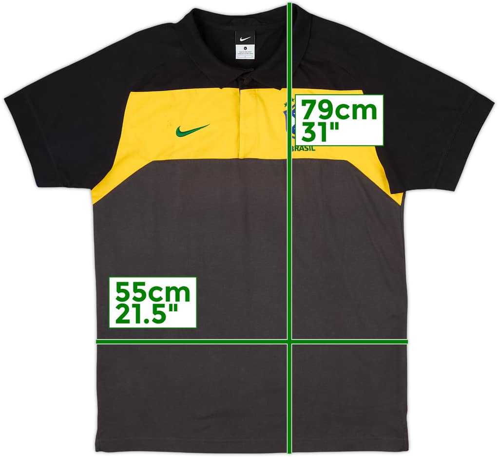 2010-12 Brazil Nike Polo Shirt - 7/10 - (L)