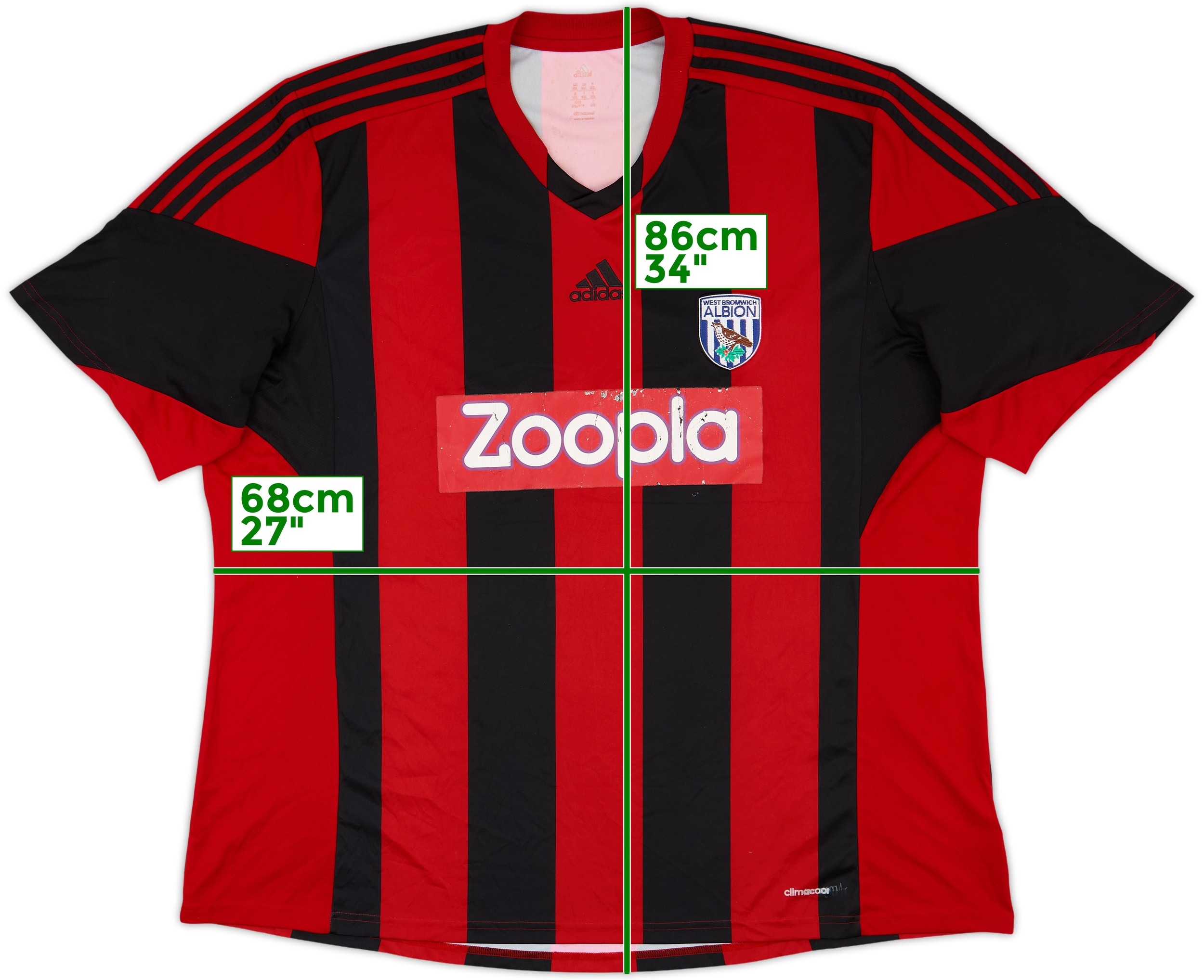 2013-14 West Brom Away Shirt - 4/10 - (3XL)