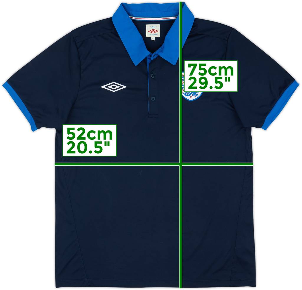 2010-11 England Umbro Polo Shirt - 5/10 - (L)