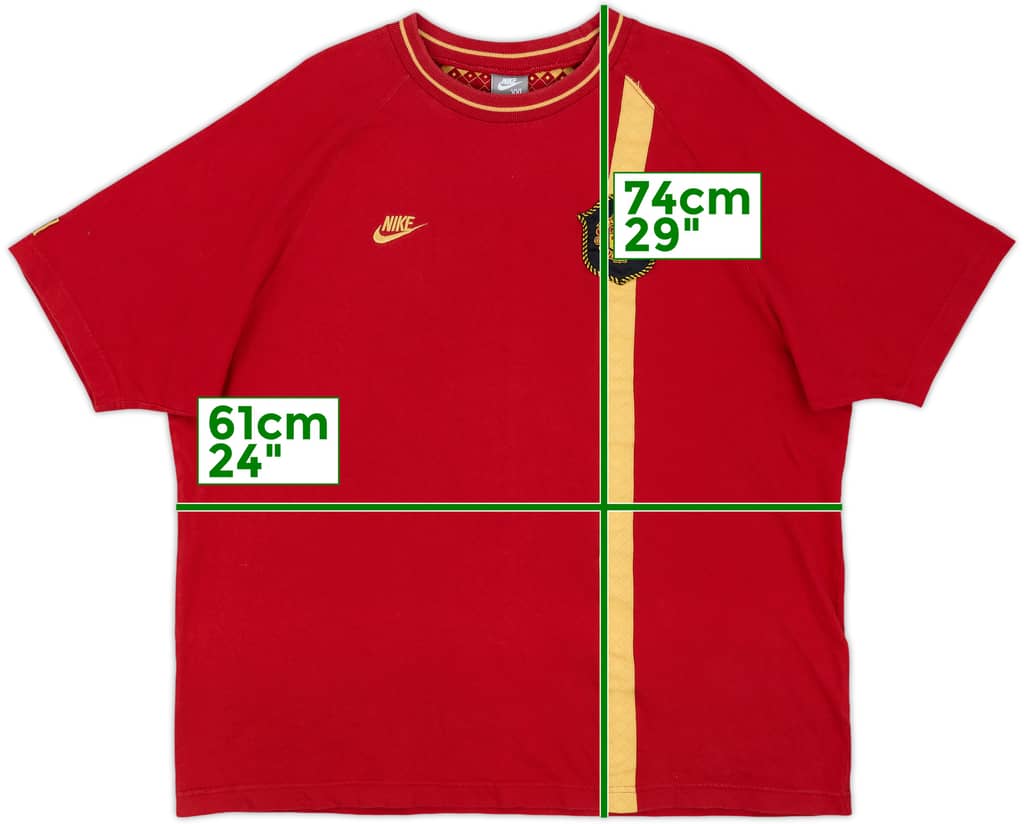 2007-08 Manchester United Nike Cotton Tee - 9/10 - (XXL)